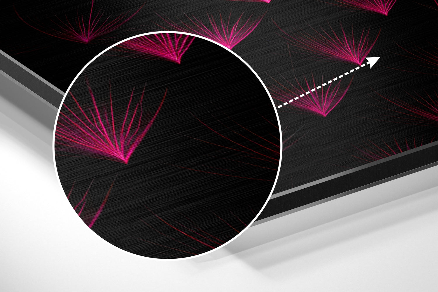 Lotus Brushed Aluminum Dibond Wall Art
