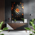 Lotus Brushed Aluminum Dibond Wall Art