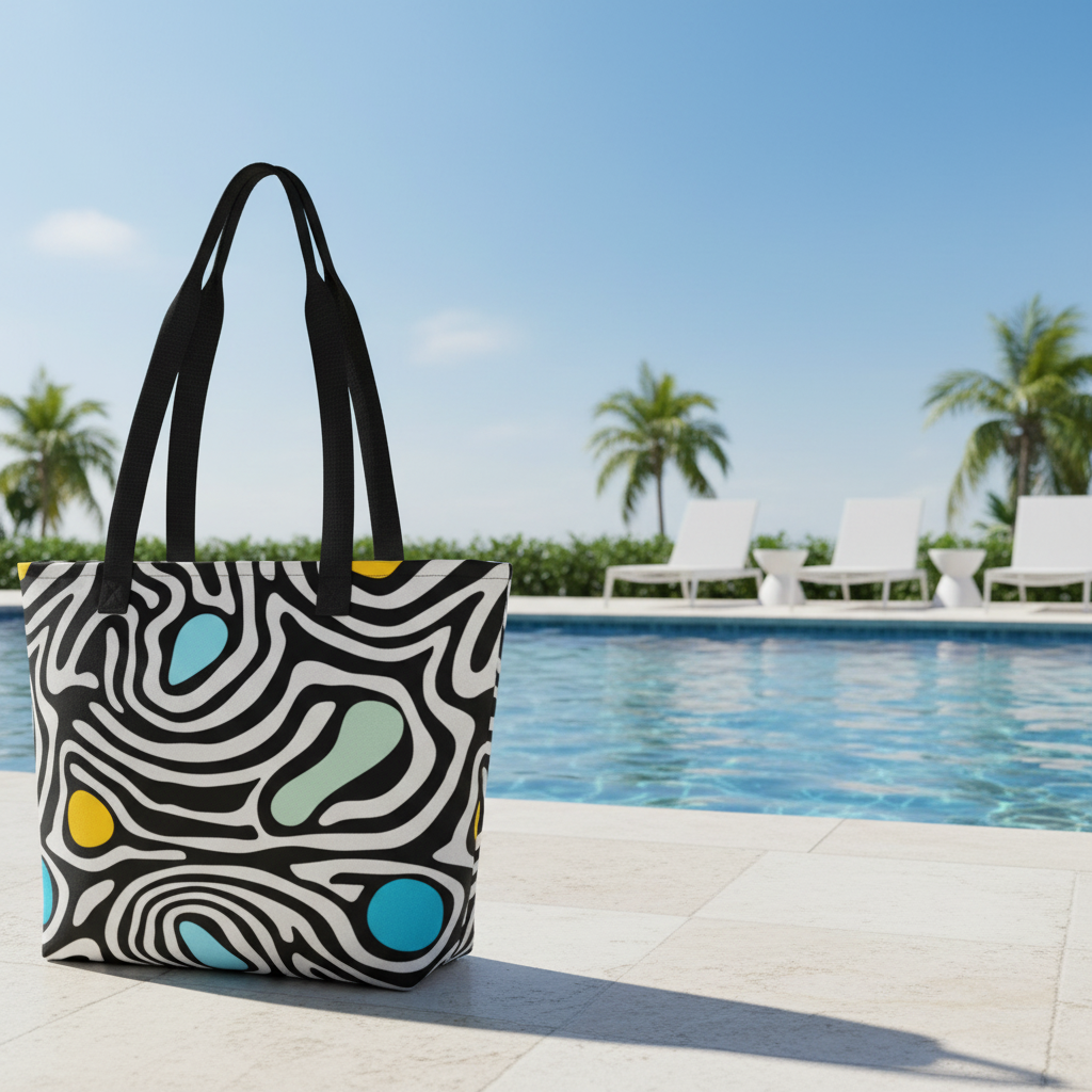 All-Over Print Large Tote Bag