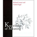 Knowledge of Meaning: An Introduction to Semantic Theory - Paperback