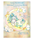 Lacy Sunshine's Stitched Coloring Book Volume 14 - Paperback