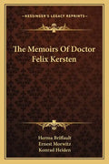 The Memoirs of Doctor Felix Kersten - Paperback