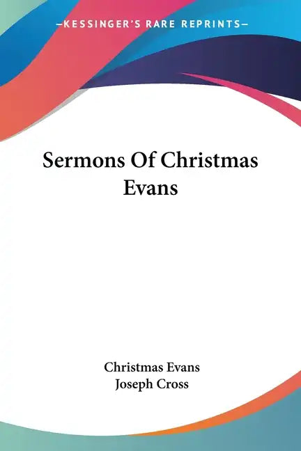 Sermons Of Christmas Evans - Paperback