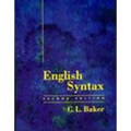 English Syntax, second edition - Paperback