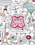 Love Paris Adult Coloring Book: Creative Art Therapy for Mindfulness - Paperback