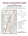 Texas Land Survey Maps for Collin County - Paperback