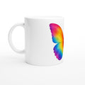 Rainbow Butterfly 11oz Ceramic Mug