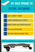 DIY Build Upgrade Fix Electric Skateboard - Paperback