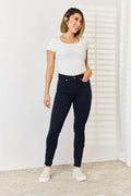 Judy Blue Clara Garment Dyed Tummy Control Blue Denim Skinny Jeans