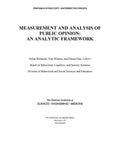 Measurement and Analysis of Public Opinion: An Analytic Framework - Paperback