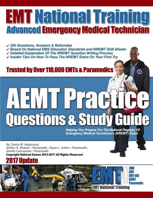 EMT National Training AEMT Practice Questions & Study Guide - Paperback