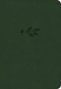 NASB Large Print Compact Reference Bible, Olive Leathertouch - Imitation Leather