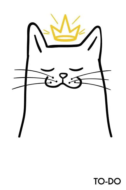 To Do: To-Do Lists with Checkboxes - Cute Cat - Paperback