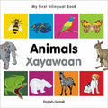 My First Bilingual Book-Animals (English-Somali) - Board Book