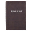 KJV Bible Giant Print Full Size Black - Leather