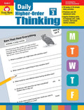 Daily Higher-Order Thinking, Grade 3 Teacher Edition - Paperback