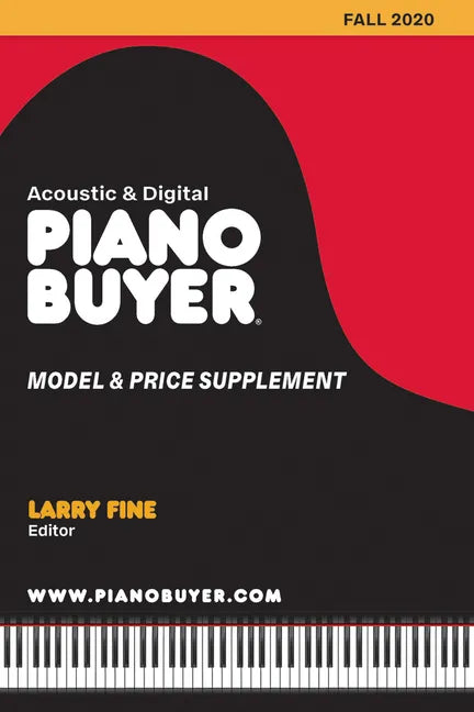 Piano Buyer Model & Price Supplement / Fall 2020 - Paperback