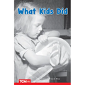 What Kids Did: Level 1: Book 28 - Paperback