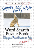 Circle It, Coyote and Wolf Facts, Pocket Size, Word Search, Puzzle Book - Paperback