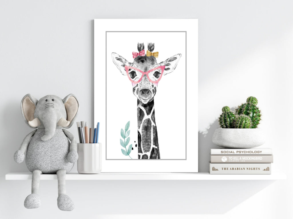 Giraffe Aluminum Print