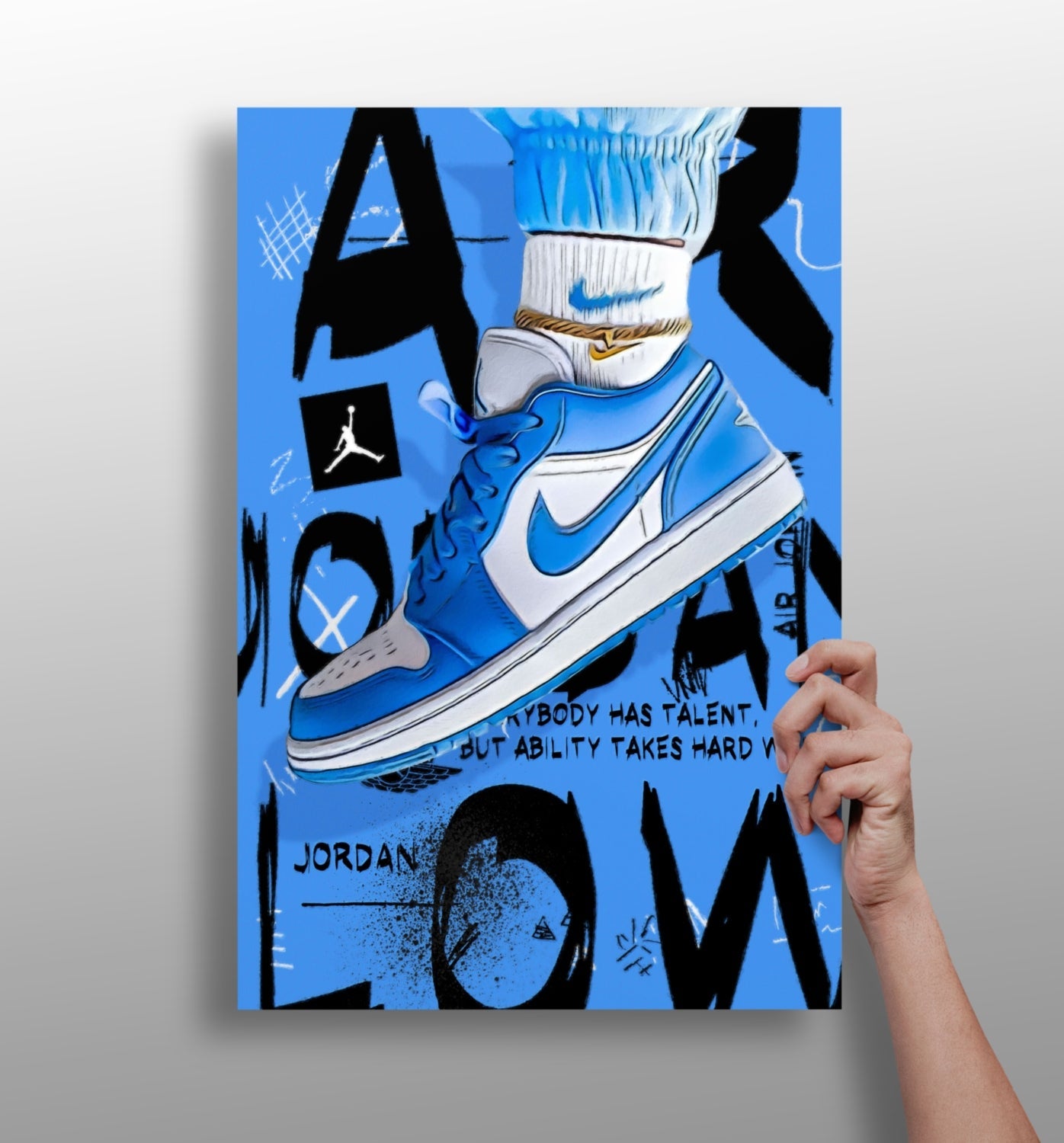 Air Aluminum Print