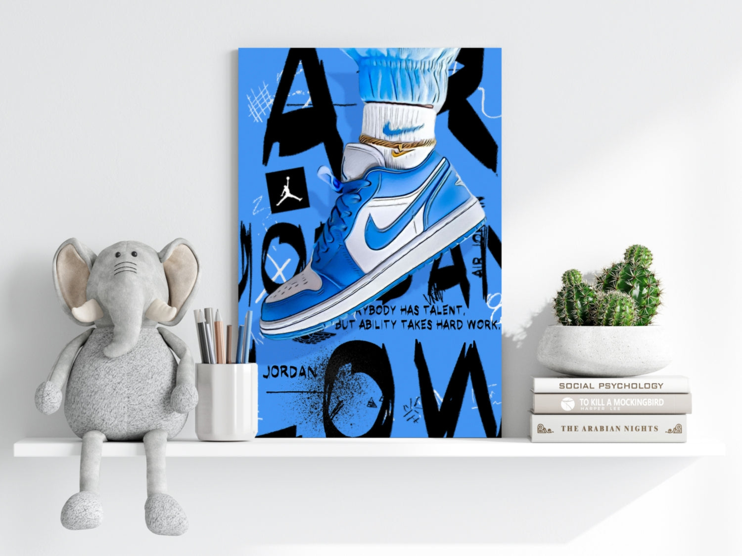 Air Aluminum Print