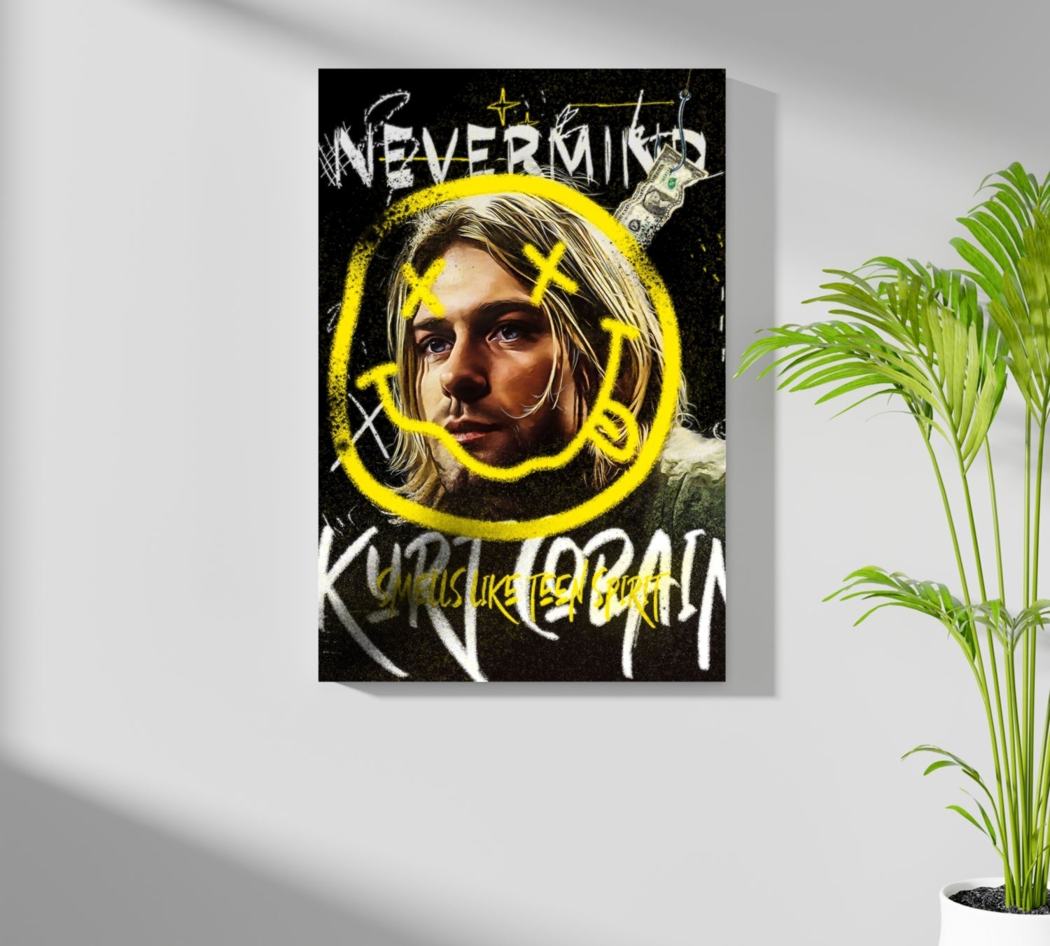 Kurt Cobain Aluminum Print