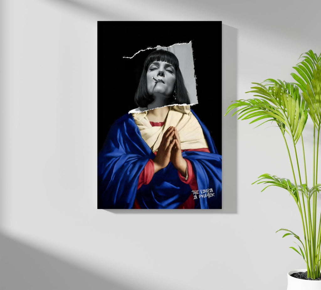 The Virgin Prayer Aluminum Print