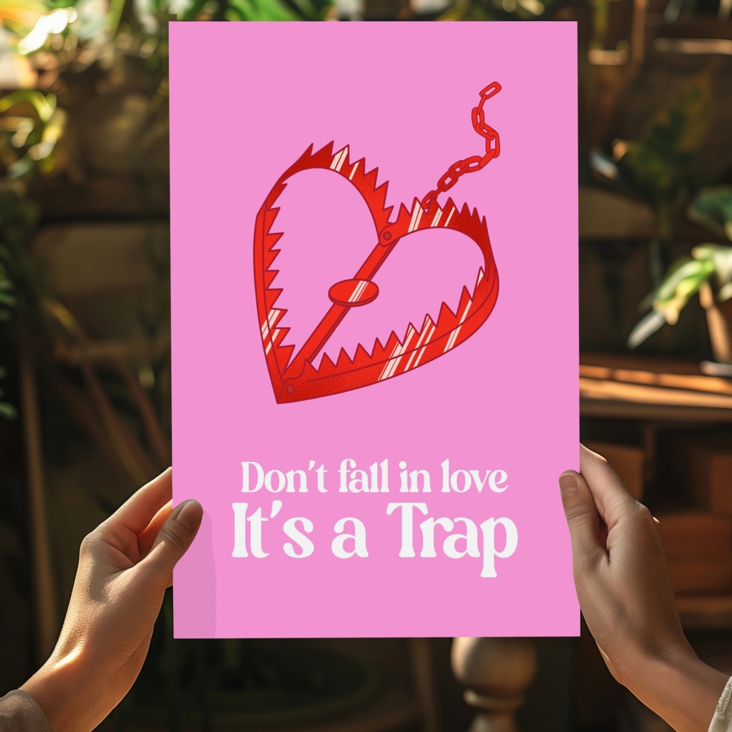 Love Trap Aluminum Print