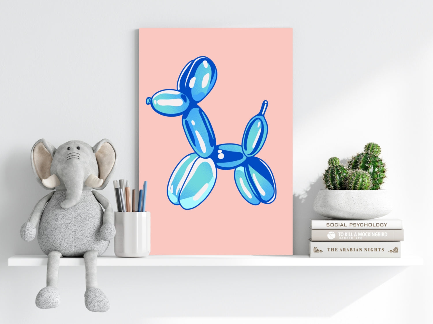 Balloon Dog Aluminum Print