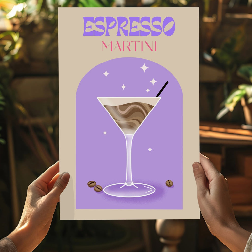 Espresso Martini Aluminum Print