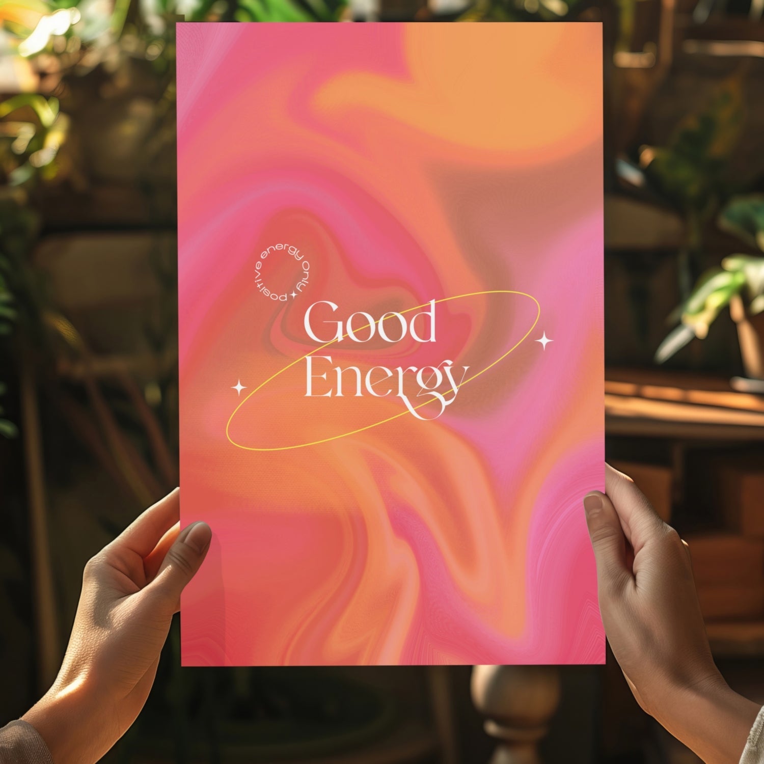 Good Energy Aluminum Print