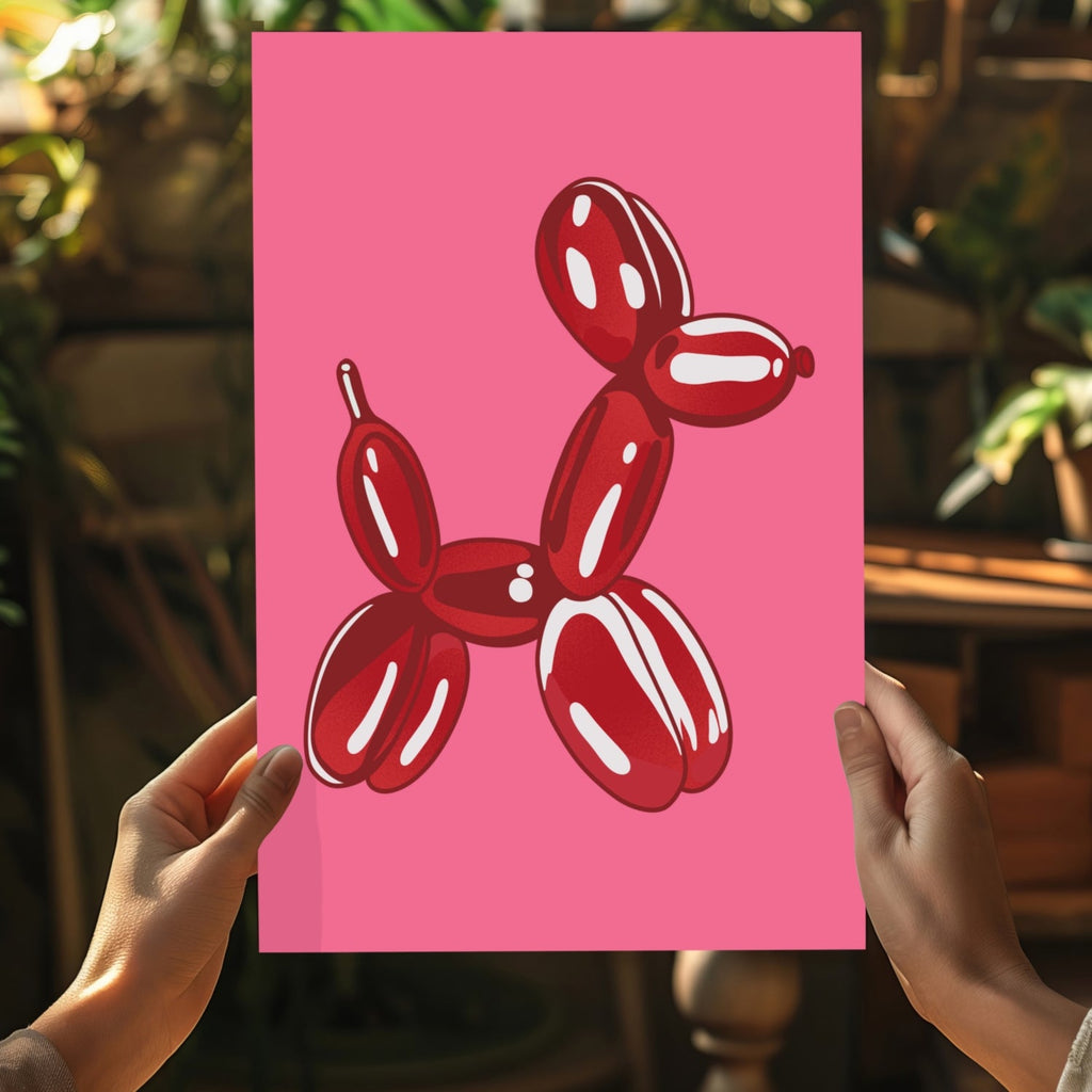 Balloon Dog Aluminum Print