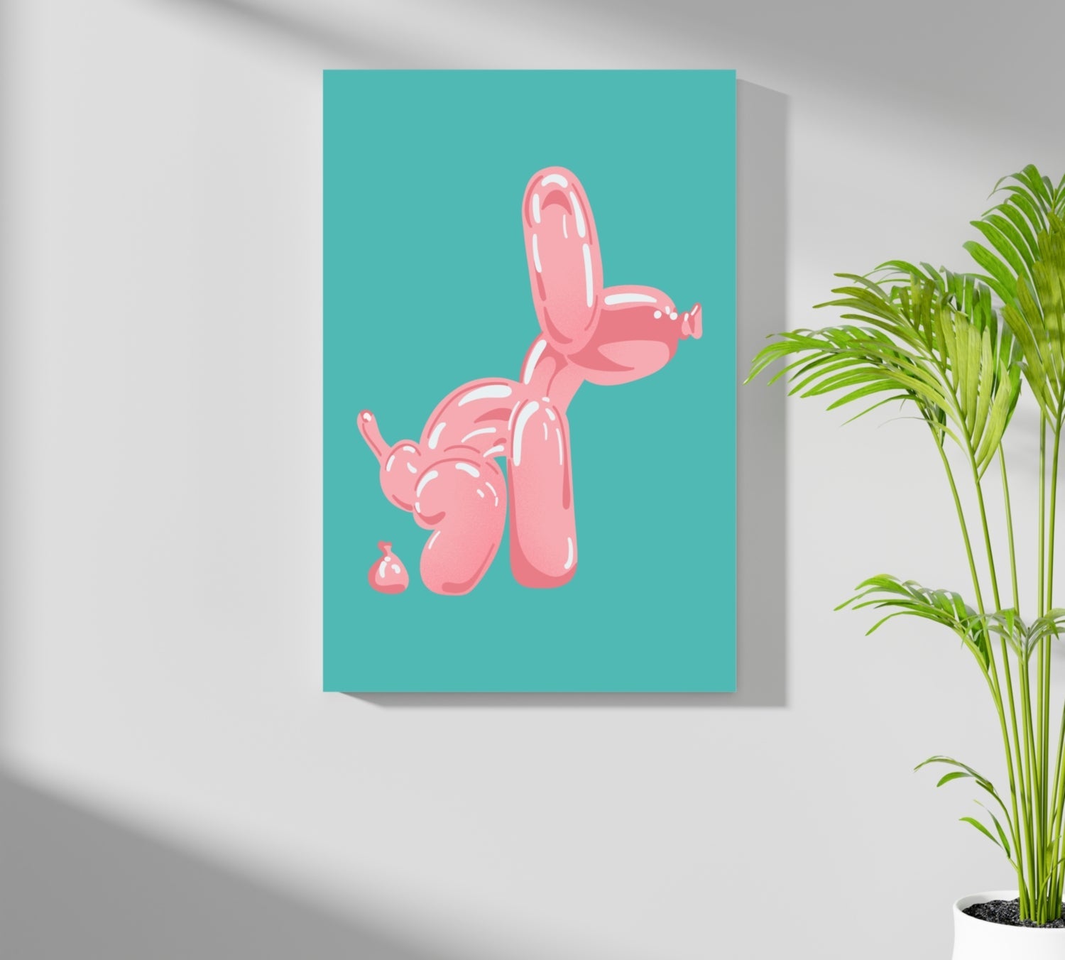 Balloon Dog Aluminum Print