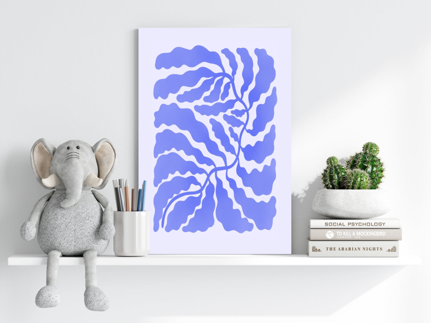 Abstract Flower Aluminum Print