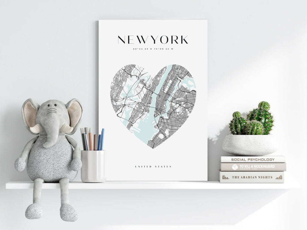 New York V1 Aluminum Print