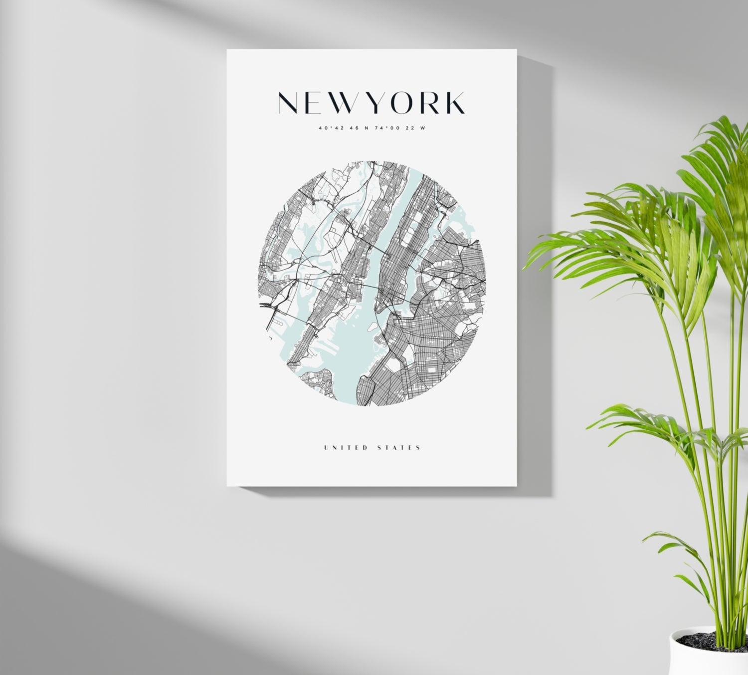 New York V2 Aluminum Print