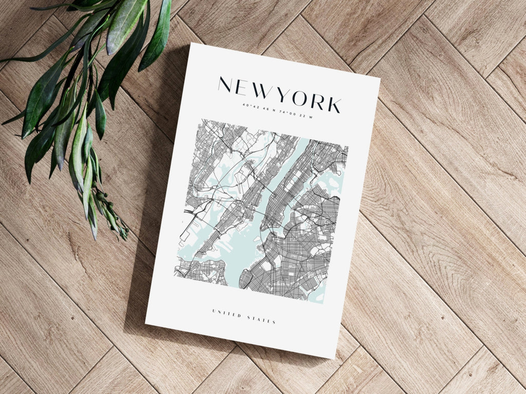 New York V3 Aluminum Print