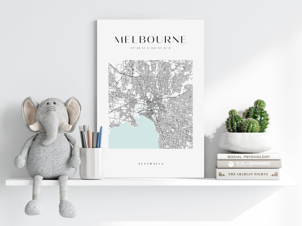 Melbourne V3 Aluminum Print