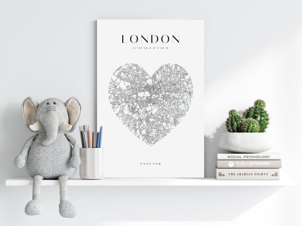 London V1 Aluminum Print