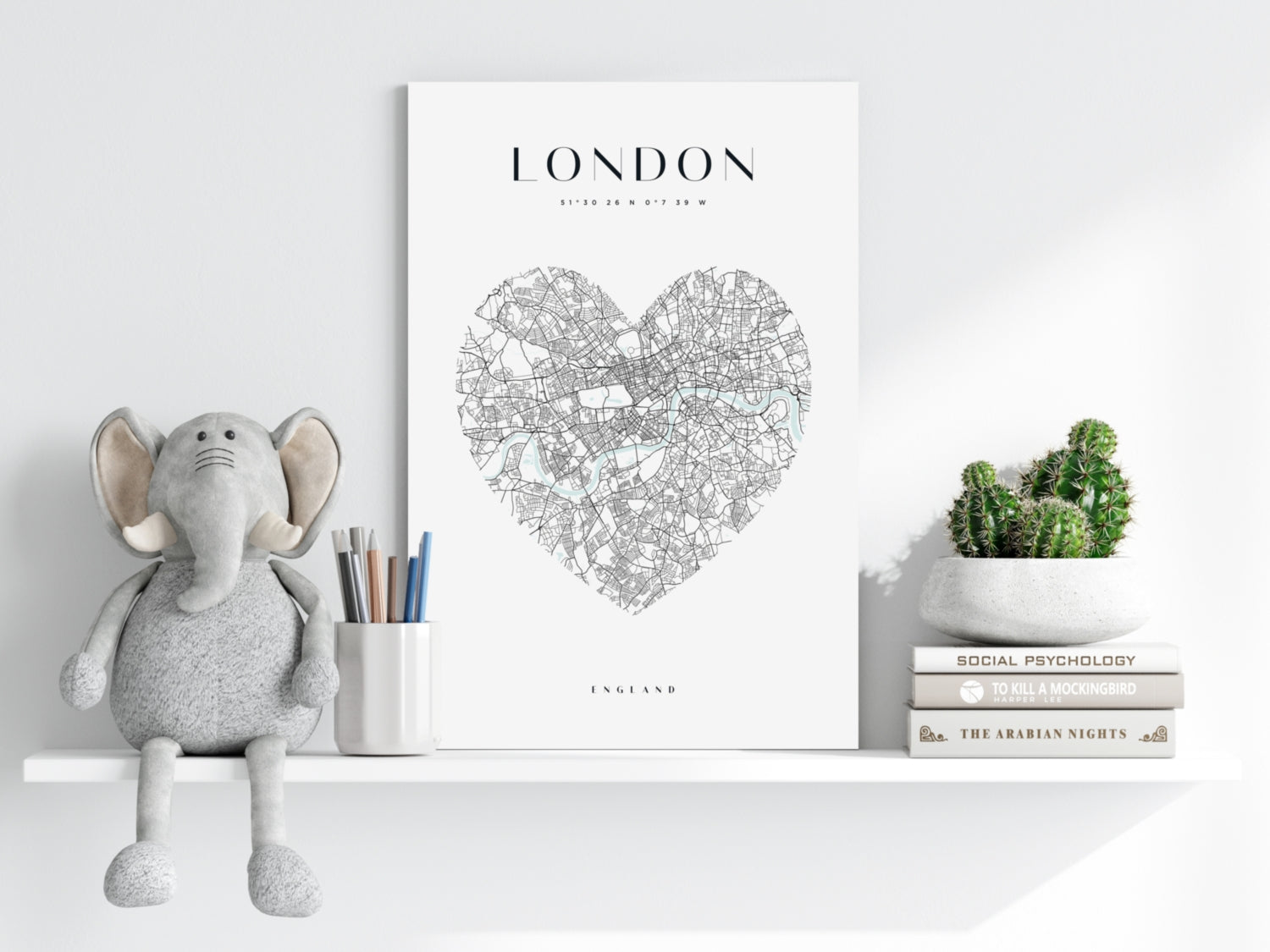 London V1 Aluminum Print