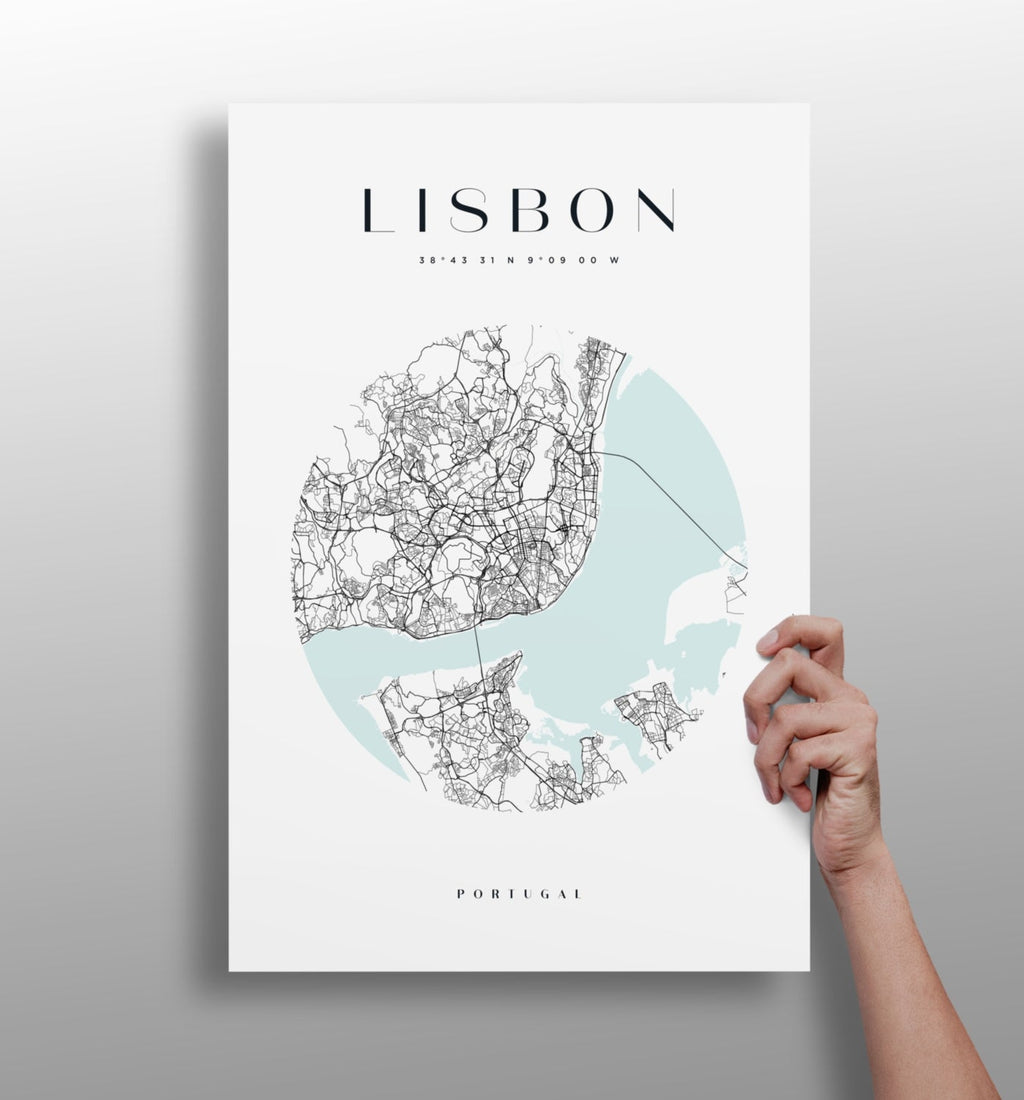 Lisbon V2 Aluminum Print