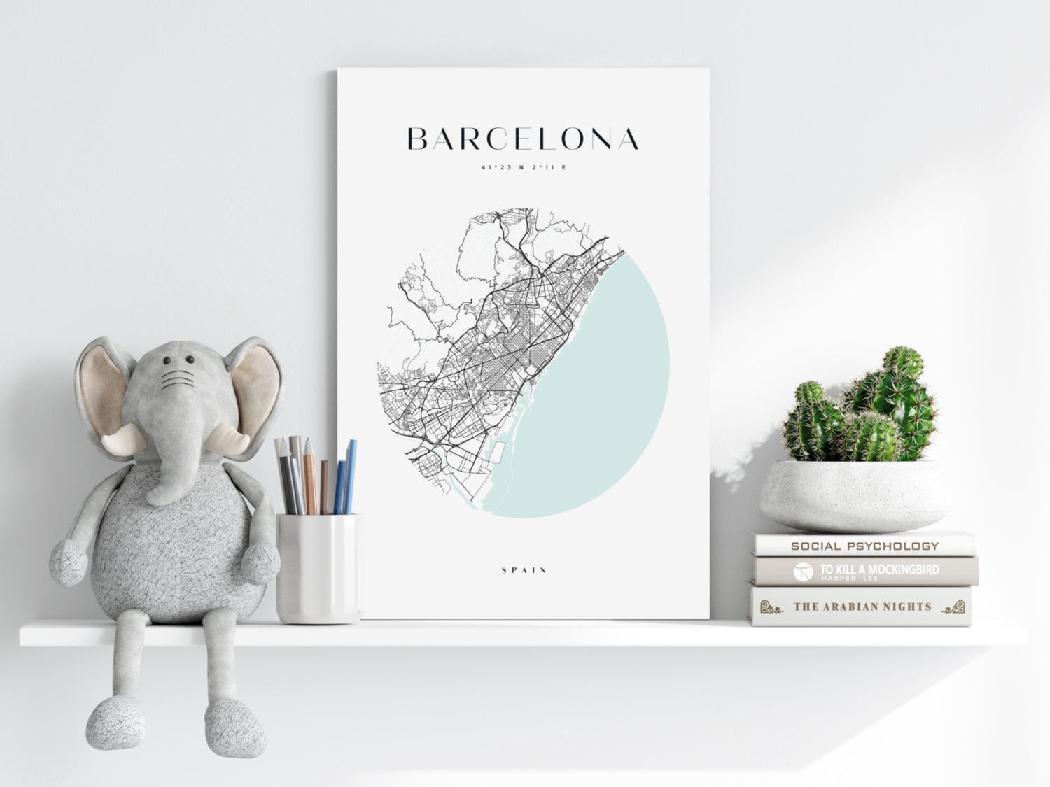 Barcelona V2 Aluminum Print