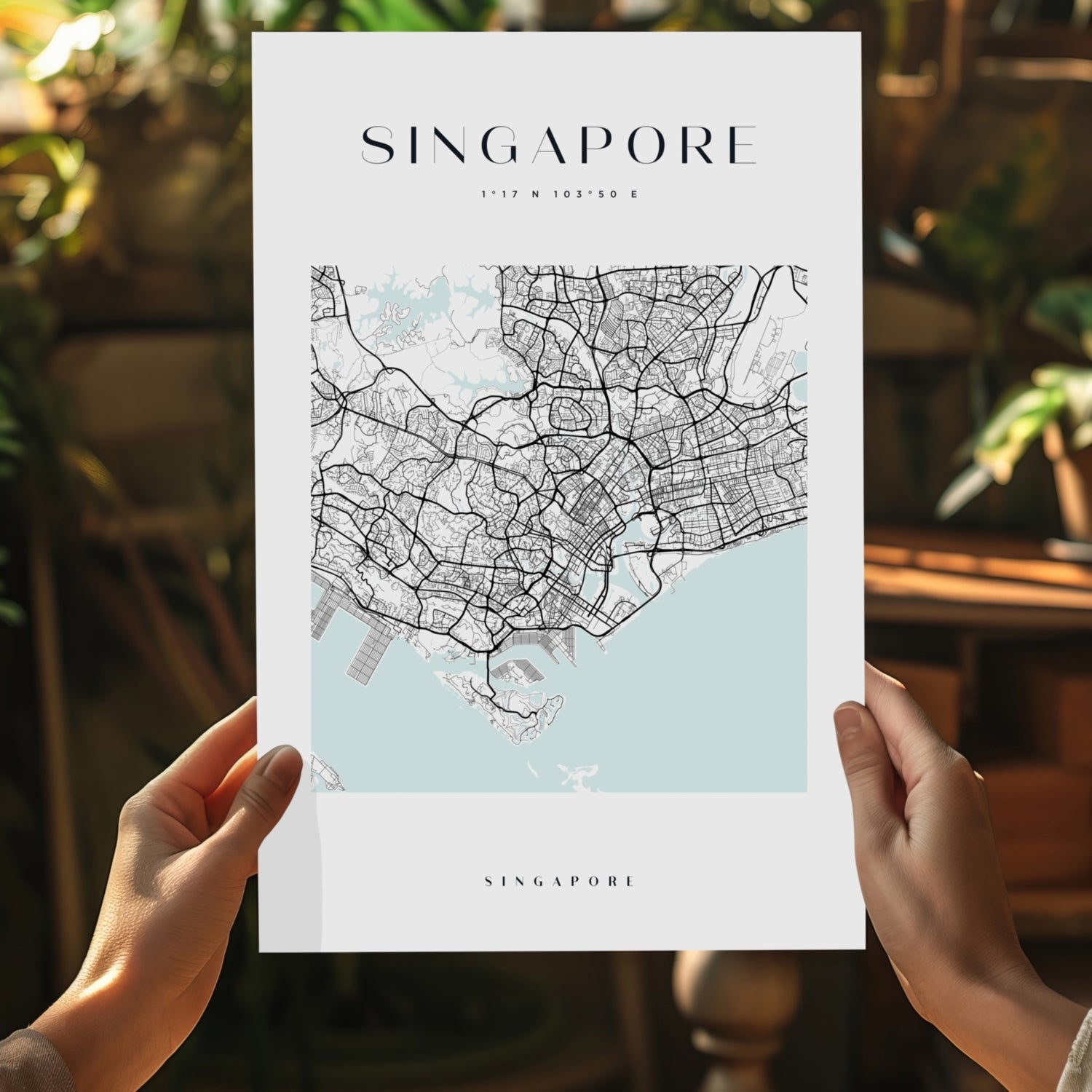 Singapore V3 Aluminum Print