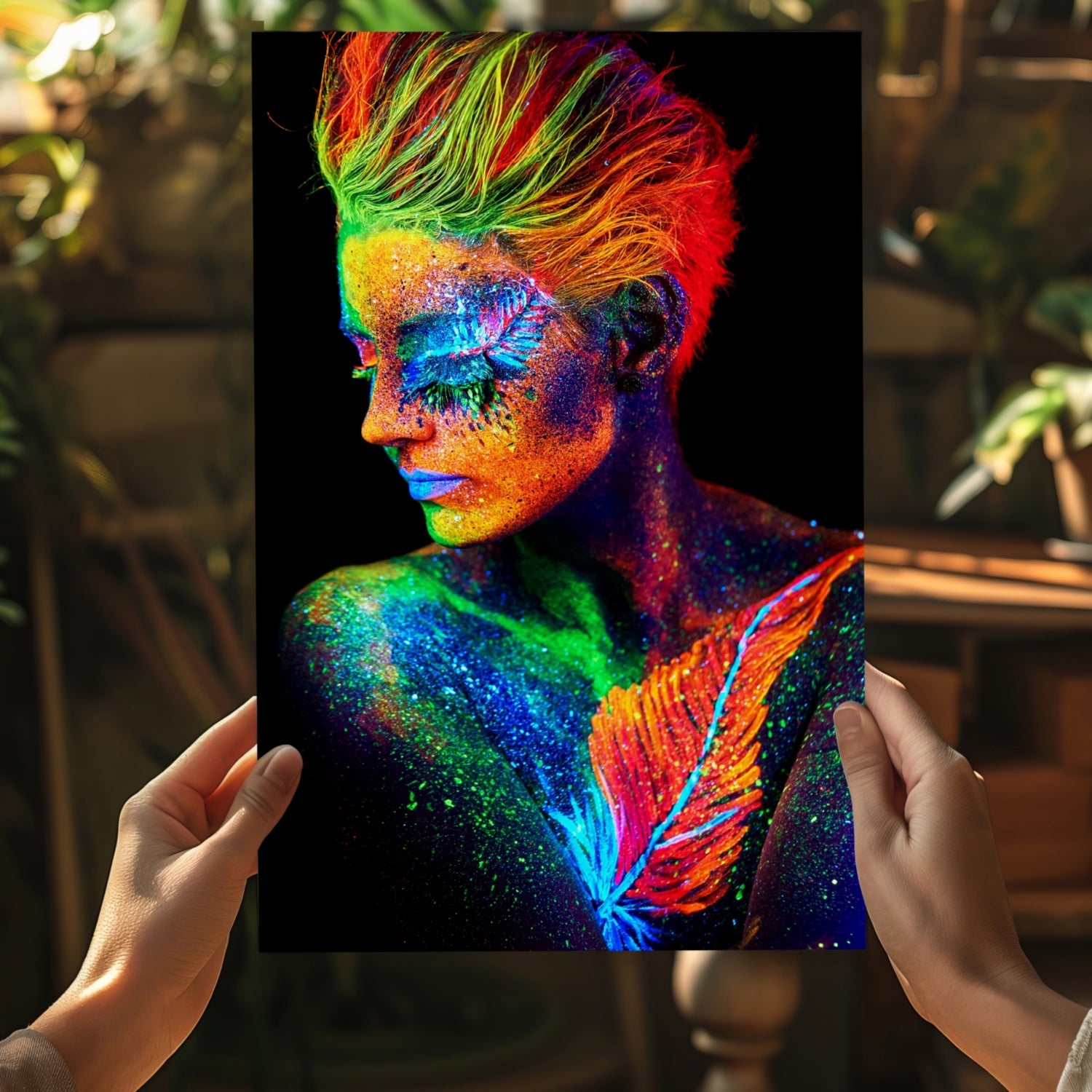 Woman Aluminum Print