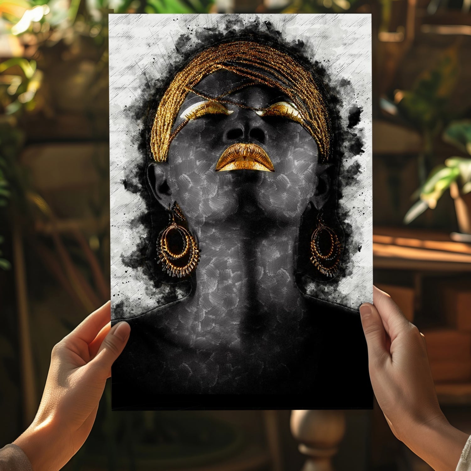 Woman Aluminum Print