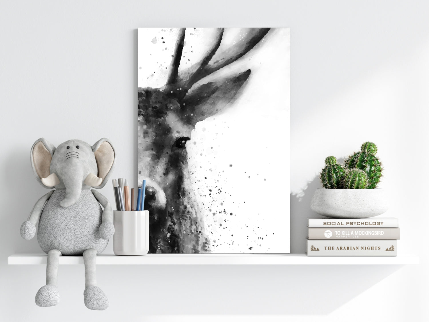 Deer Aluminum Print