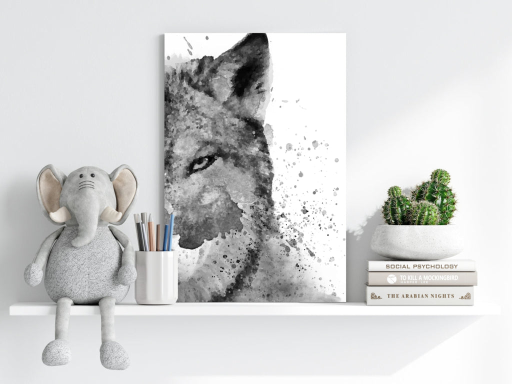 Wolf Aluminum Print