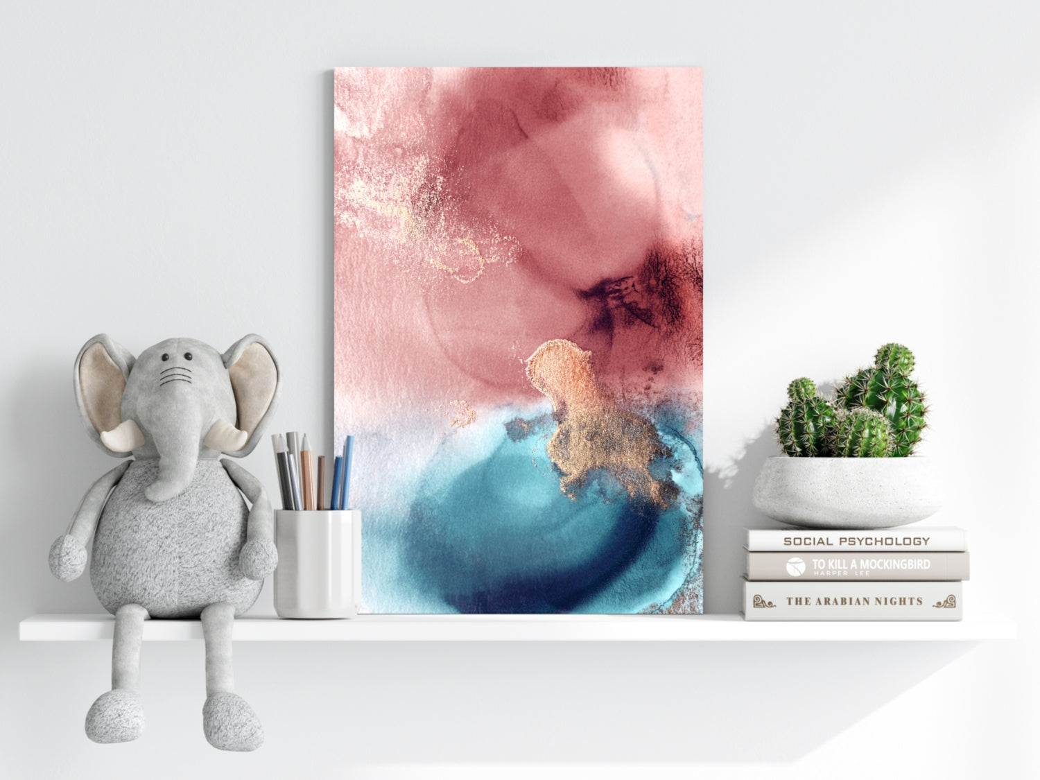 Abstract Aluminum Print