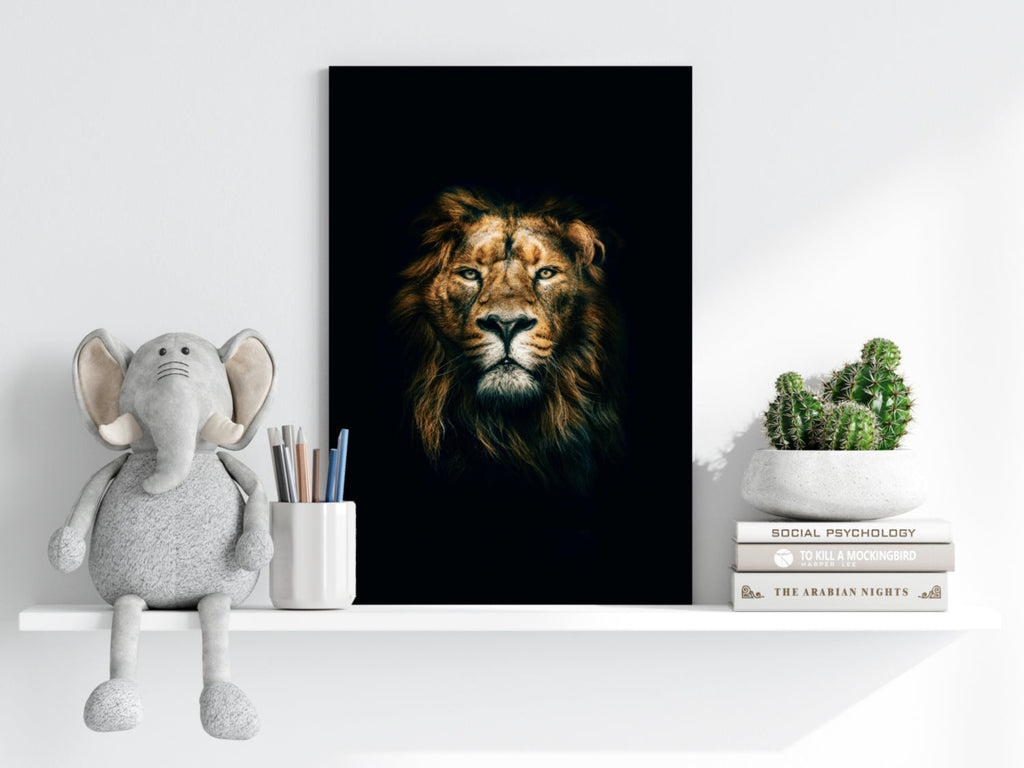 Lion Aluminum Print